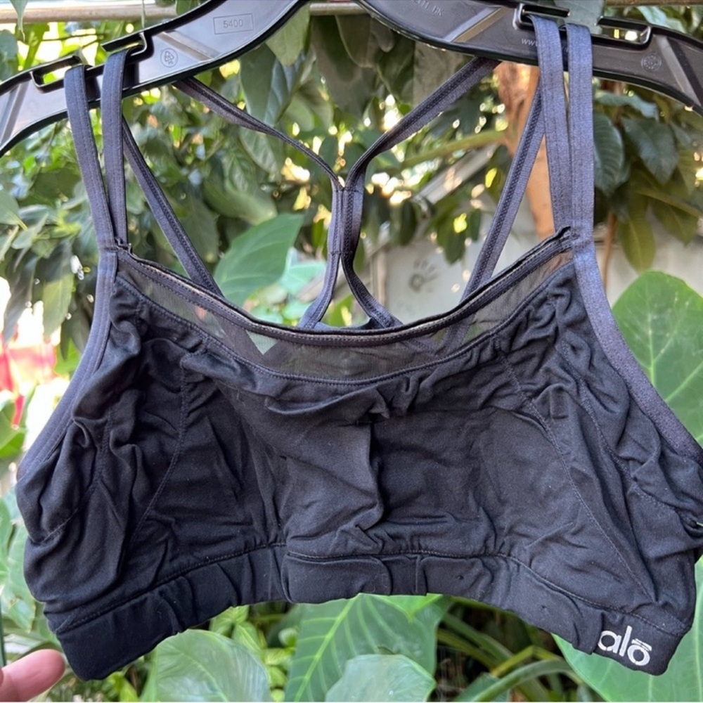 Alo mesh sports bra racerback